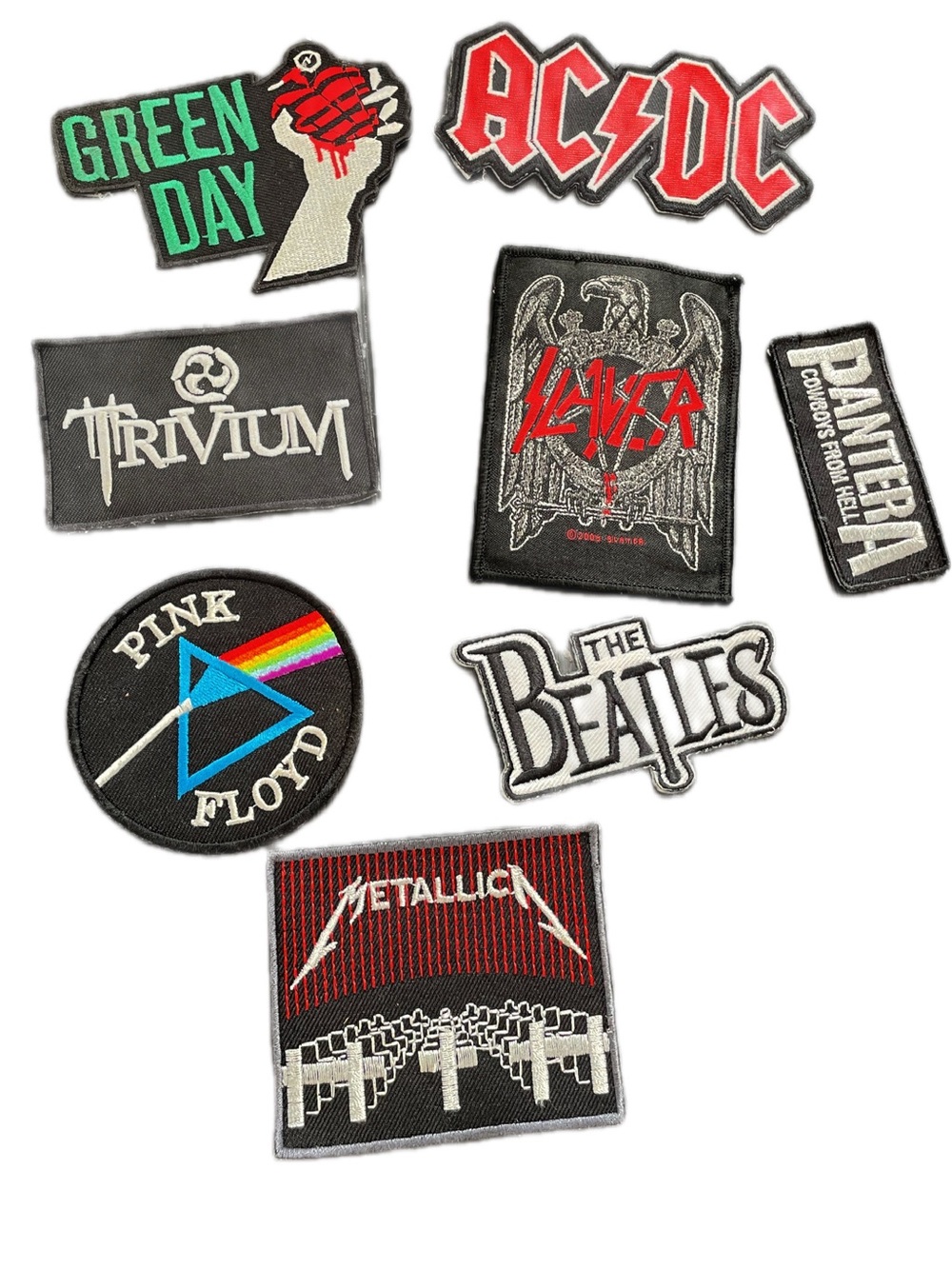 Metallica, AC/DC, Green Day, Slayer, Pantera, Pink Floyd, The Beatles